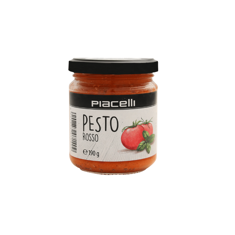 Antipasti Pesto rosso - Tomaten Pesto (190g) Piacelli von Piacelli bei Araxxon  - Hochwertiges griechisches Produkt.   Antipasti Pesto rosso - Tomaten Pesto (190g) Piacelli από Piacelli στο Araxxon  - Αυθεντικό ελληνικό προϊόν.